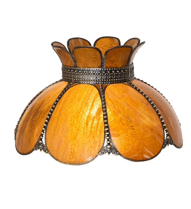 Meyda Tiffany 281438 Shade, Craftsman Brown Highlighted