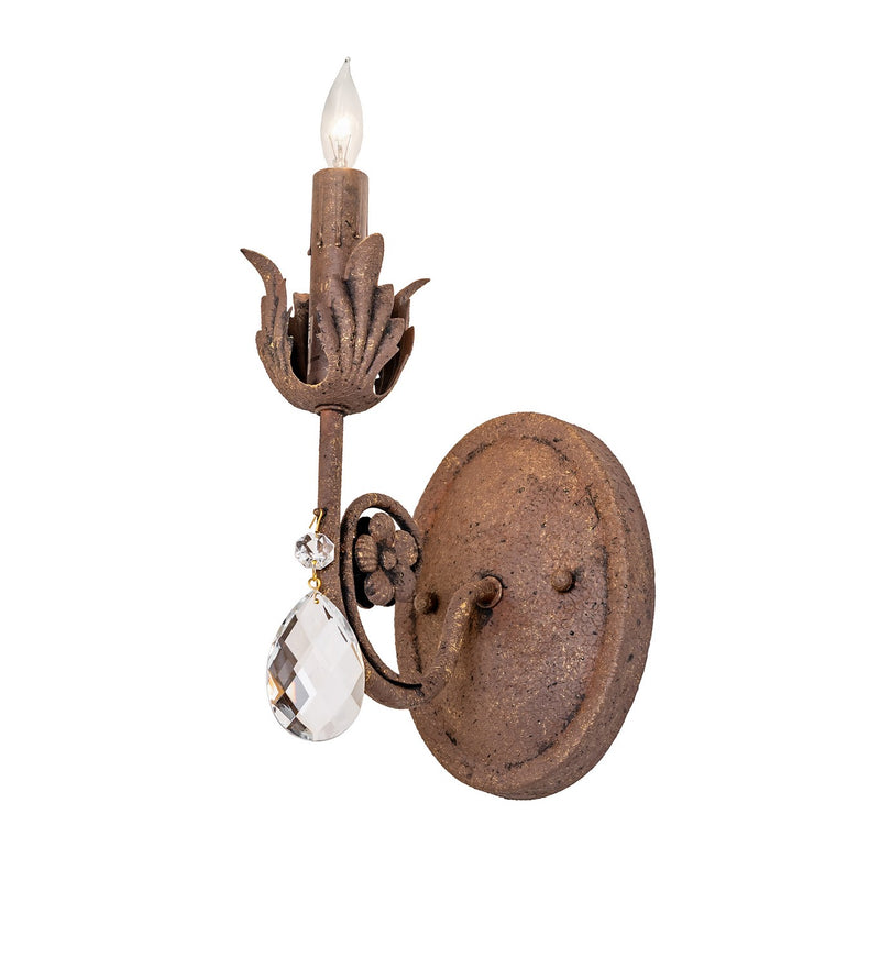 Meyda Tiffany 281922 One Light Wall Sconce, Antiquity Textured