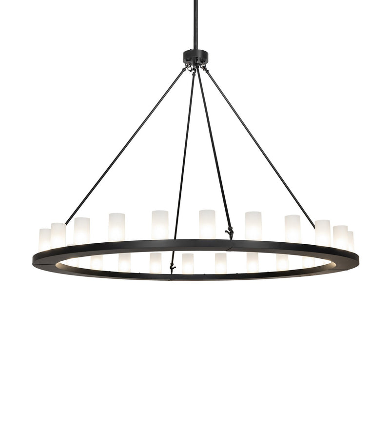 Meyda Tiffany 283586 24 Light Chandelier, Solar Black