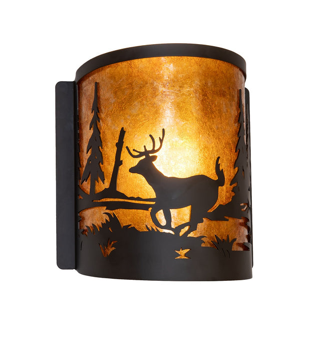Meyda Tiffany 285255 One Light Wall Sconce, Oil Rubbed Bronze