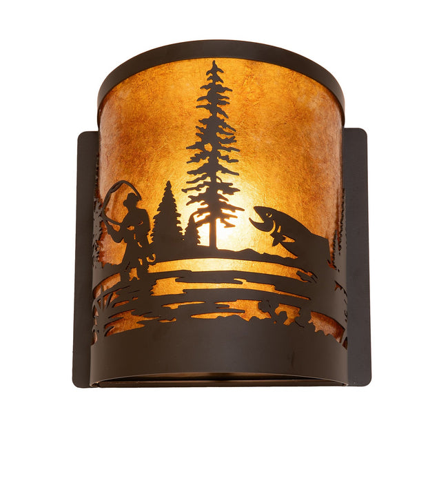 Meyda Tiffany 285257 One Light Wall Sconce, Oil Rubbed Bronze