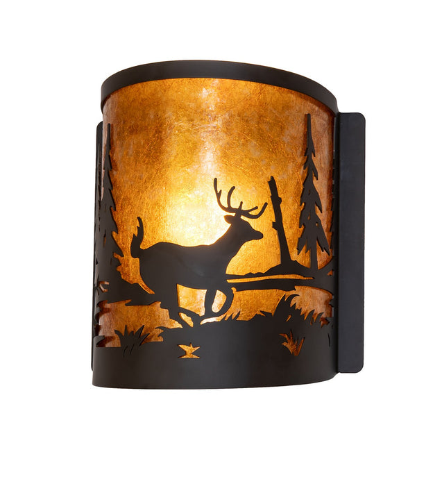 Meyda Tiffany 285259 One Light Wall Sconce, Oil Rubbed Bronze