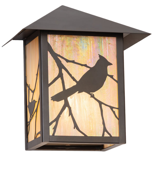 Meyda Tiffany 286578 One Light Wall Sconce, Craftsman Brown