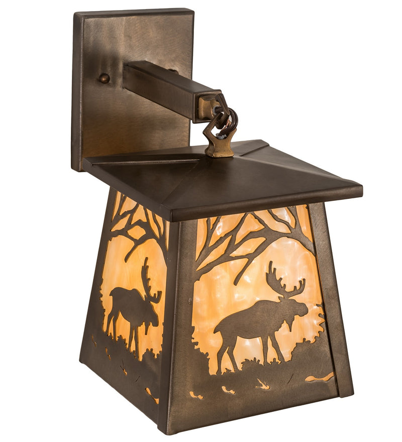 Meyda Tiffany 287624 One Light Wall Sconce, Antique Copper