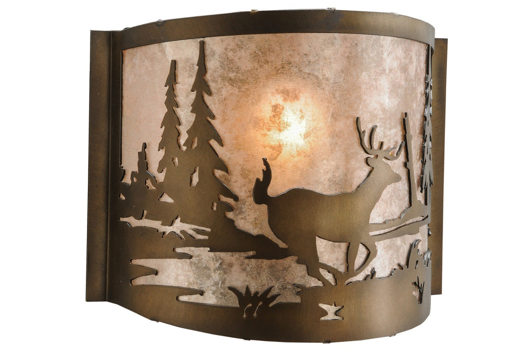 Meyda Tiffany 288030 One Light Wall Sconce, Antique Copper