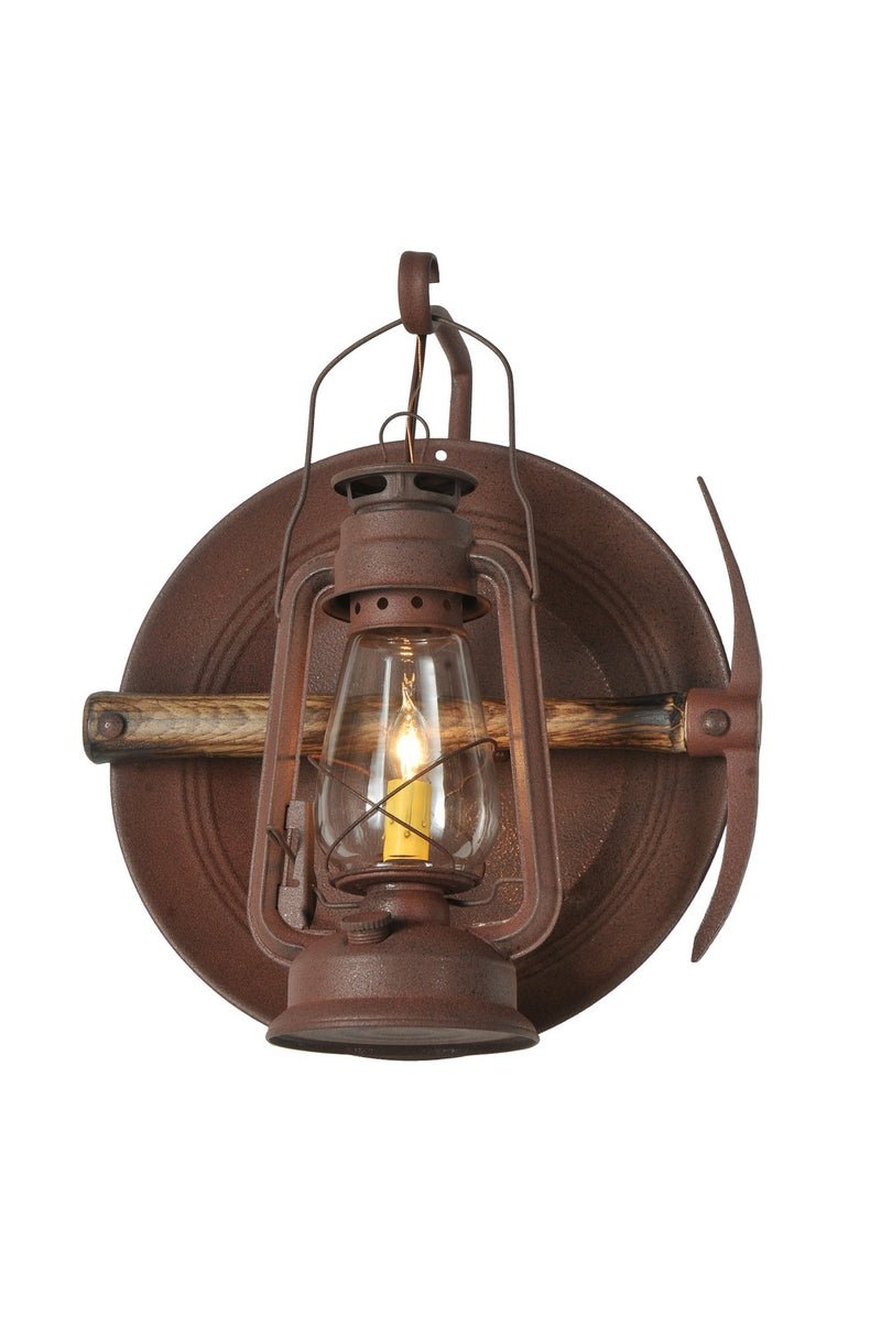 Meyda Tiffany 288050 One Light Wall Sconce, Distressed Rust