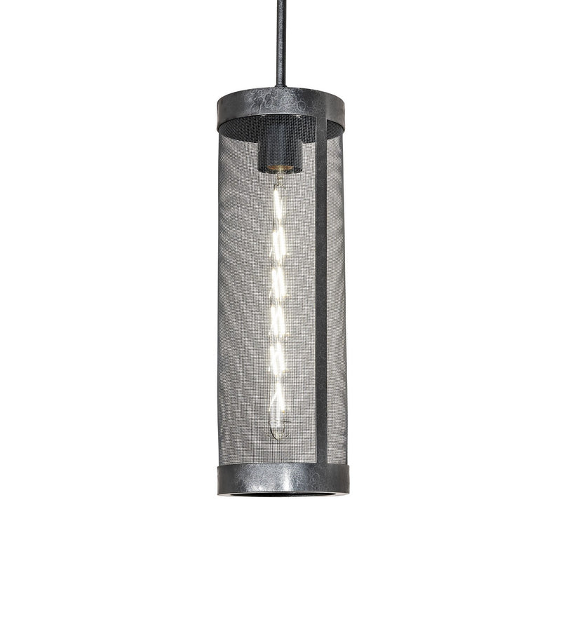 Meyda Tiffany 288058 One Light Pendant, Old Wrought Iron