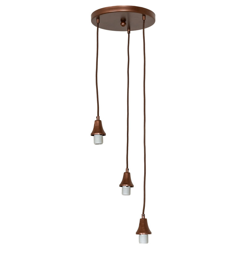 Meyda Tiffany 275735 Three Light Pendant Hardware, C-Mahogany Bronze