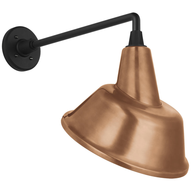 Visual Comfort Signature TOB 2812MBK/S3-SC LED Barn Light, Matte Black