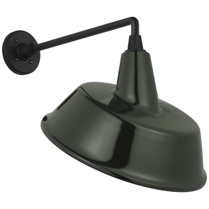 Visual Comfort Signature TOB 2812MBK/S4-G LED Barn Light, Matte Black