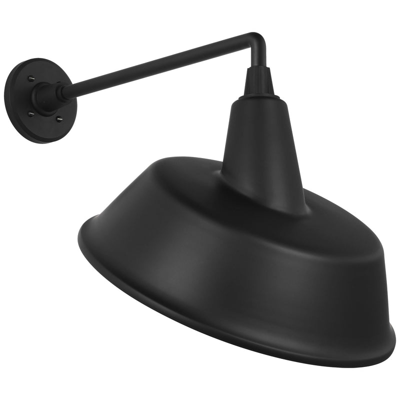 Visual Comfort Signature TOB 2812MBK/S4-MBK LED Barn Light, Matte Black