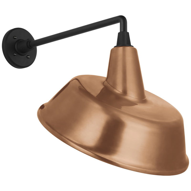Visual Comfort Signature TOB 2812MBK/S4-SC LED Barn Light, Matte Black