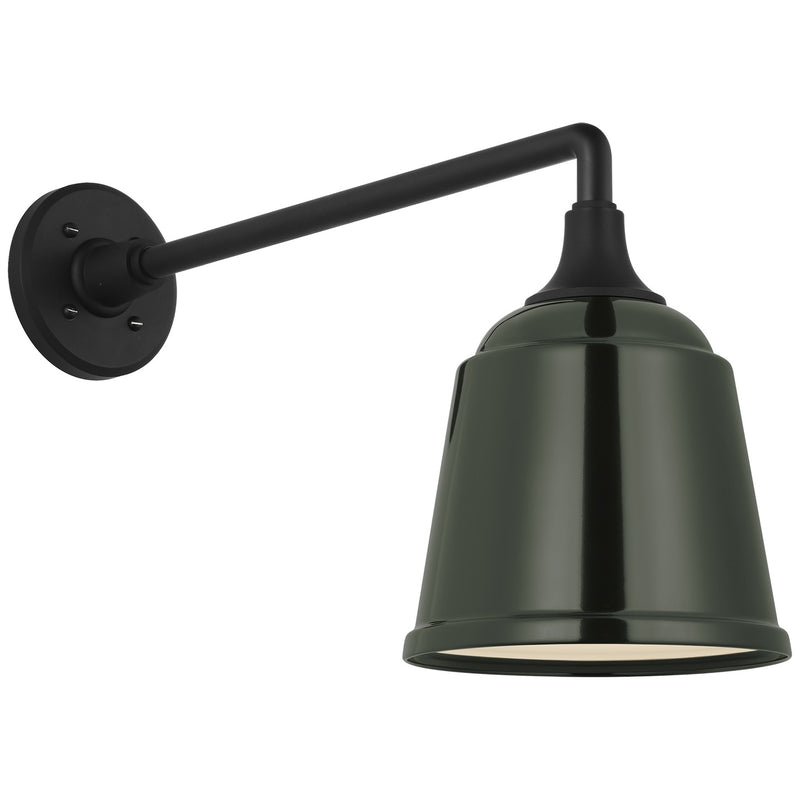 Visual Comfort Signature TOB 2812MBK/S5-G LED Barn Light, Matte Black