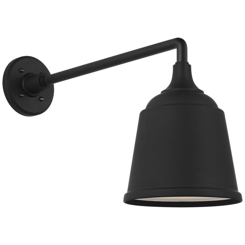 Visual Comfort Signature TOB 2812MBK/S5-MBK LED Barn Light, Matte Black