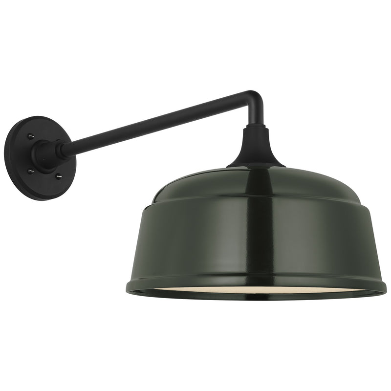 Visual Comfort Signature TOB 2812MBK/S6-G LED Barn Light, Matte Black