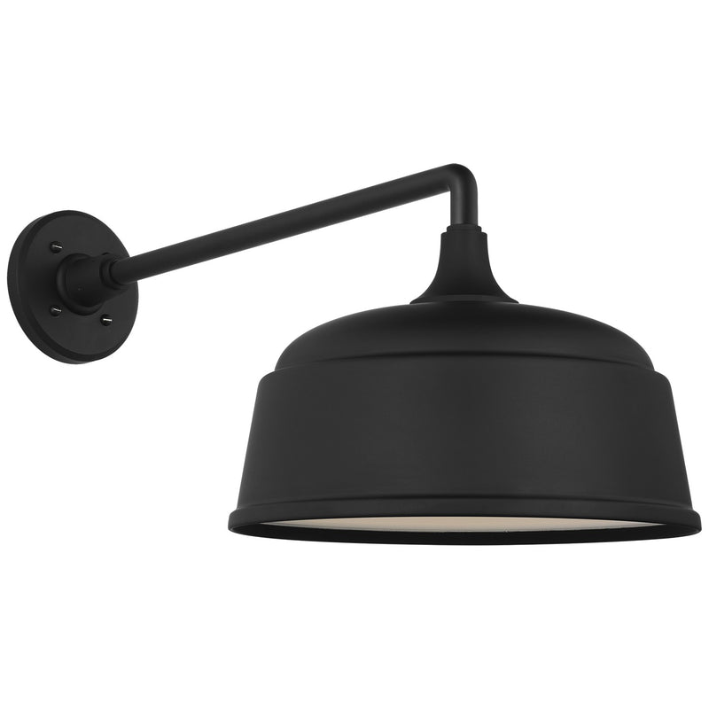 Visual Comfort Signature TOB 2812MBK/S6-MBK LED Barn Light, Matte Black