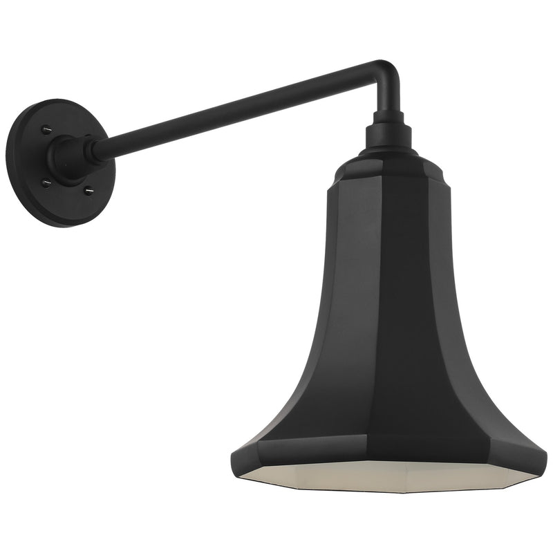 Visual Comfort Signature TOB 2812MBK/S9-MBK LED Barn Light, Matte Black