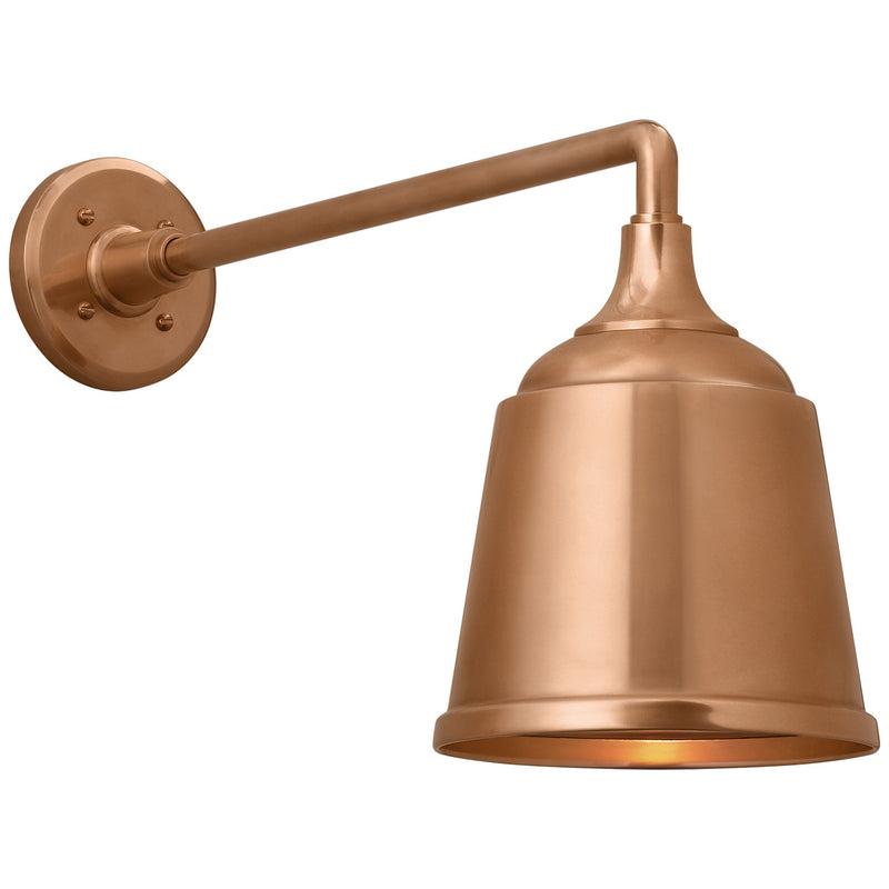 Visual Comfort Signature TOB 2812SC/S5-SC LED Barn Light, Soft Copper