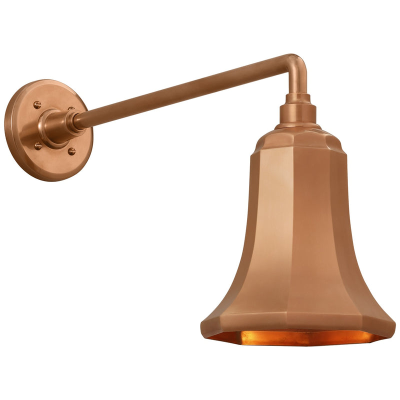 Visual Comfort Signature TOB 2812SC/S8-SC LED Barn Light, Soft Copper