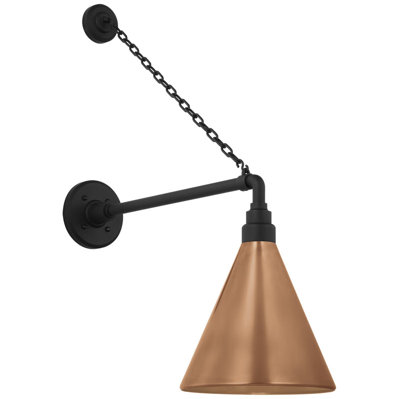 Visual Comfort Signature TOB 2813MBK/S10-SC LED Barn Light, Matte Black