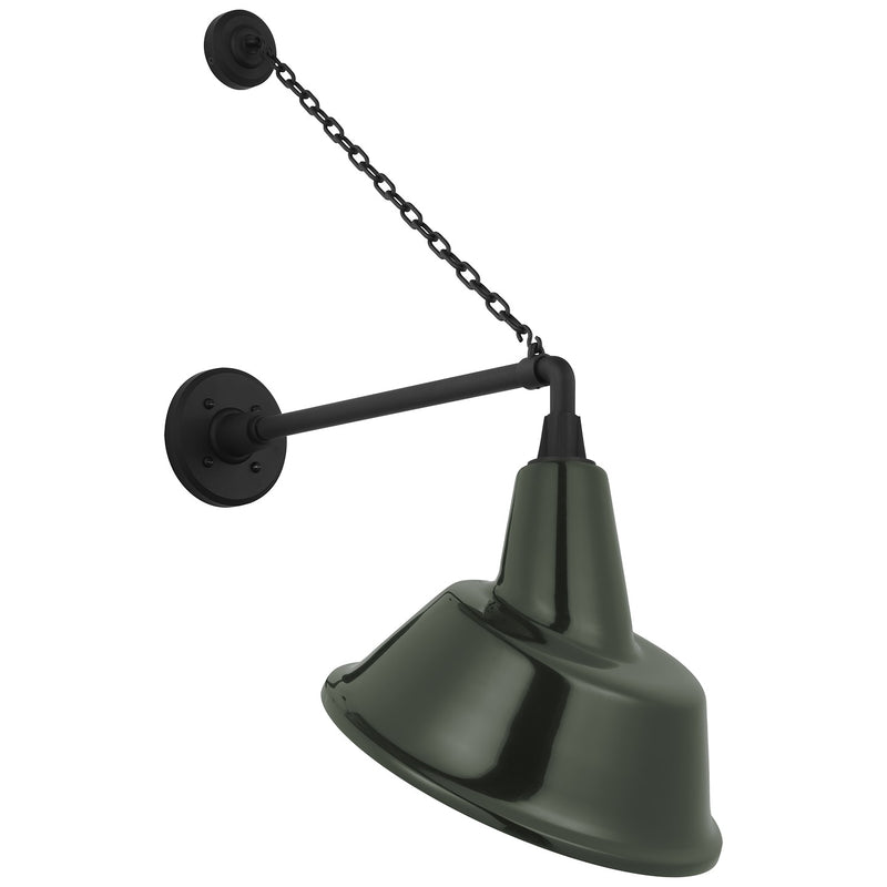 Visual Comfort Signature TOB 2813MBK/S3-G LED Barn Light, Matte Black