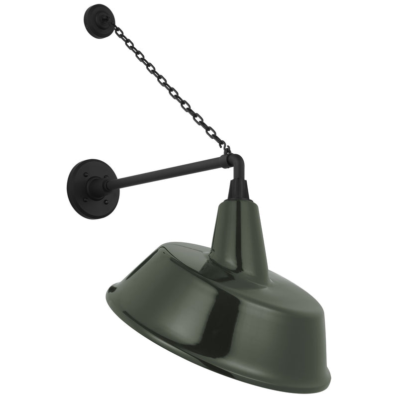 Visual Comfort Signature TOB 2813MBK/S4-G LED Barn Light, Matte Black