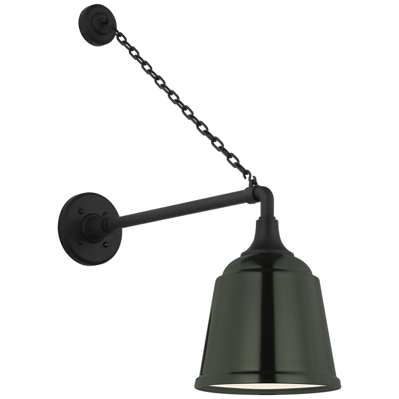 Visual Comfort Signature TOB 2813MBK/S5-G LED Barn Light, Matte Black