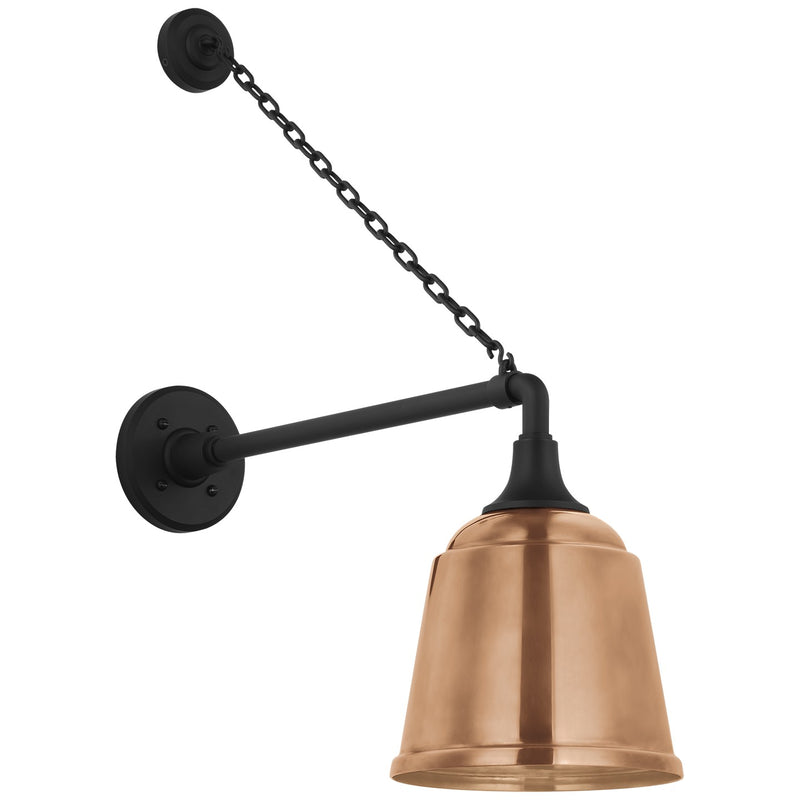 Visual Comfort Signature TOB 2813MBK/S5-SC LED Barn Light, Matte Black
