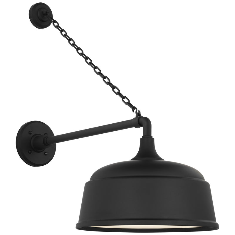 Visual Comfort Signature TOB 2813MBK/S6-MBK LED Barn Light, Matte Black