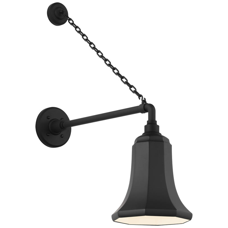 Visual Comfort Signature TOB 2813MBK/S8-MBK LED Barn Light, Matte Black