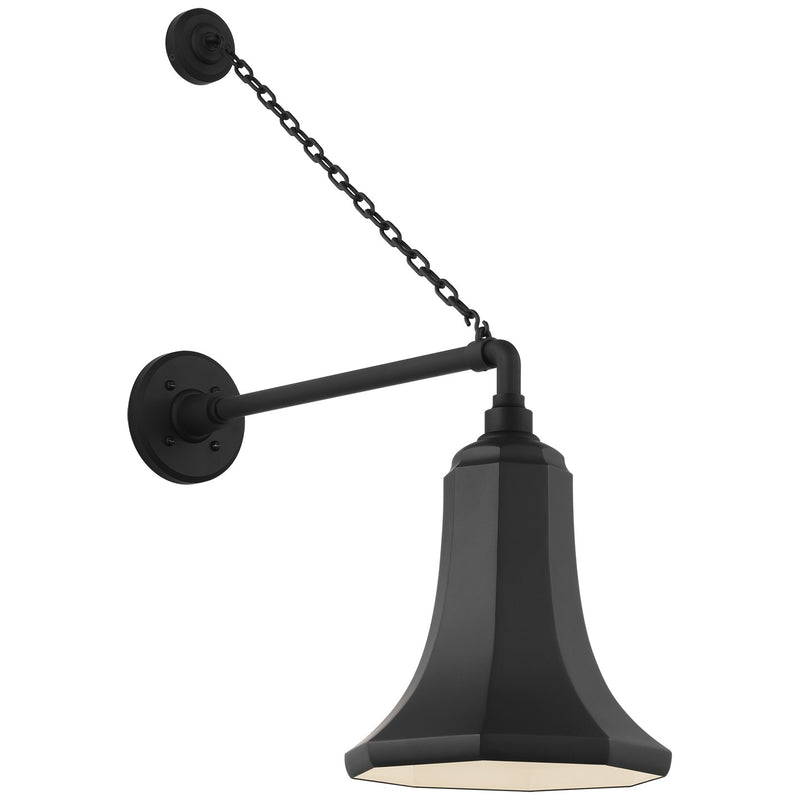 Visual Comfort Signature TOB 2813MBK/S9-MBK LED Barn Light, Matte Black