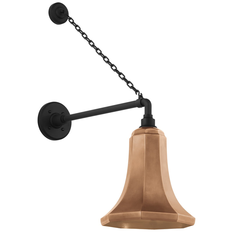 Visual Comfort Signature TOB 2813MBK/S9-SC LED Barn Light, Matte Black