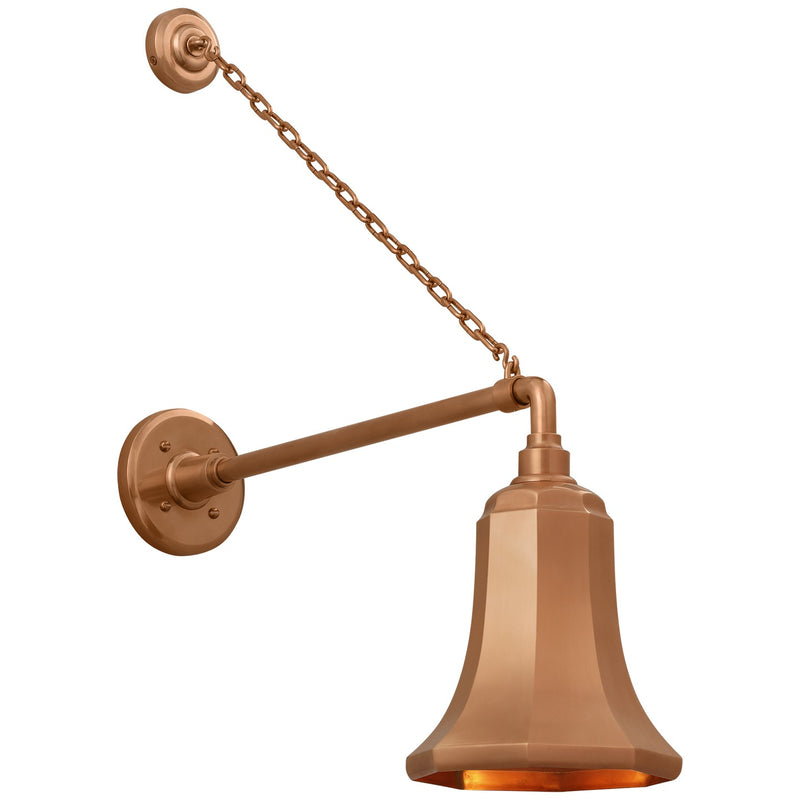 Visual Comfort Signature TOB 2813SC/S8-SC LED Barn Light, Soft Copper