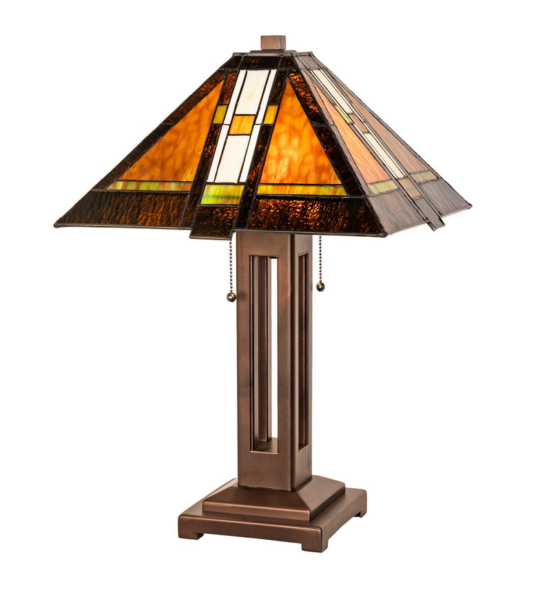 Meyda Tiffany 285566 Two Light Table Lamp