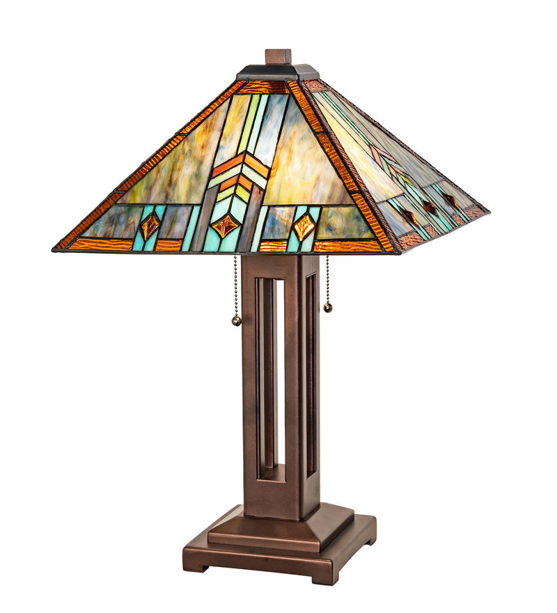 Meyda Tiffany 285572 Two Light Table Lamp