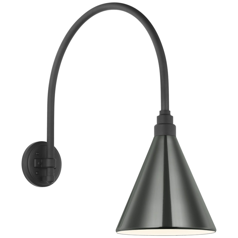 Visual Comfort Signature TOB 2815MBK/S10-G LED Barn Light, Matte Black