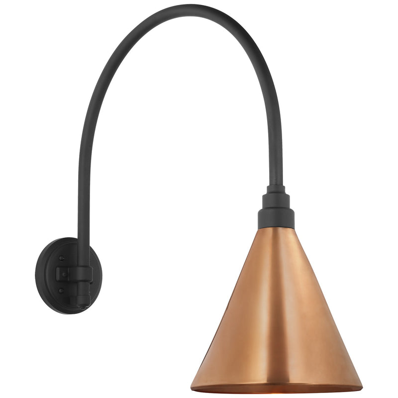 Visual Comfort Signature TOB 2815MBK/S10-SC LED Barn Light, Matte Black
