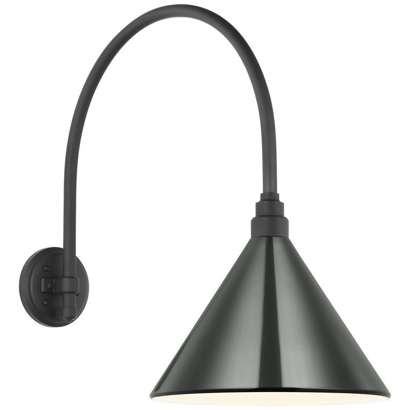 Visual Comfort Signature TOB 2815MBK/S11-G LED Barn Light, Matte Black