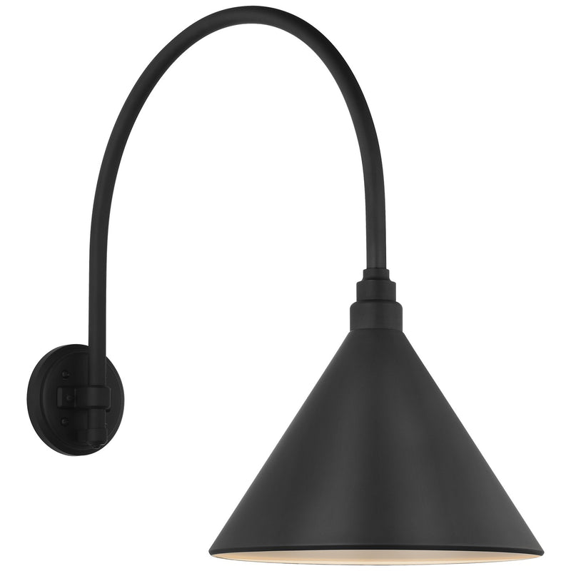 Visual Comfort Signature TOB 2815MBK/S11-MBK LED Barn Light, Matte Black