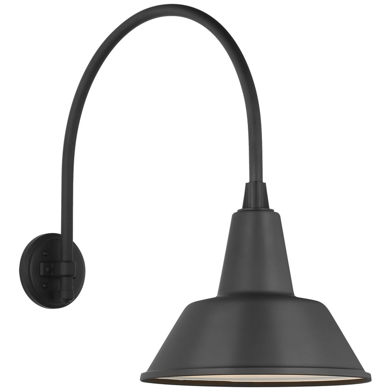 Visual Comfort Signature TOB 2815MBK/S1-MBK LED Barn Light, Matte Black