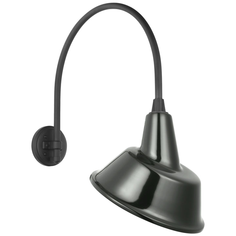 Visual Comfort Signature TOB 2815MBK/S3-G LED Barn Light, Matte Black