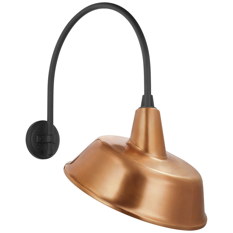 Visual Comfort Signature TOB 2815MBK/S4-SC LED Barn Light, Matte Black