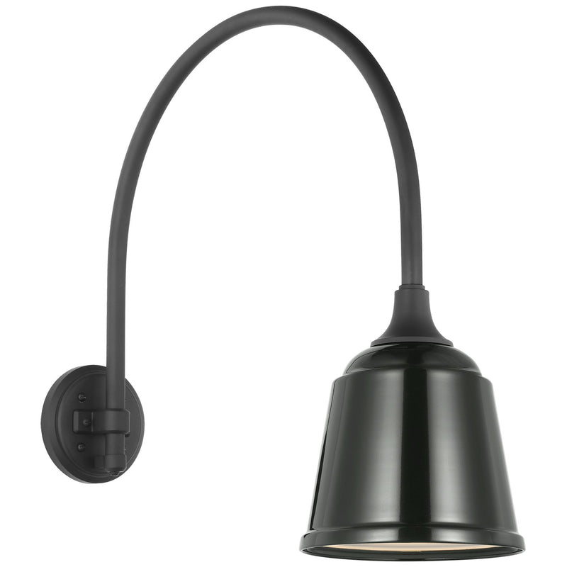 Visual Comfort Signature TOB 2815MBK/S5-G LED Barn Light, Matte Black