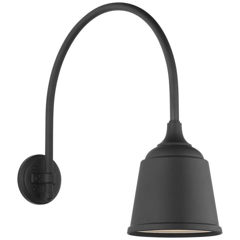 Visual Comfort Signature TOB 2815MBK/S5-MBK LED Barn Light, Matte Black