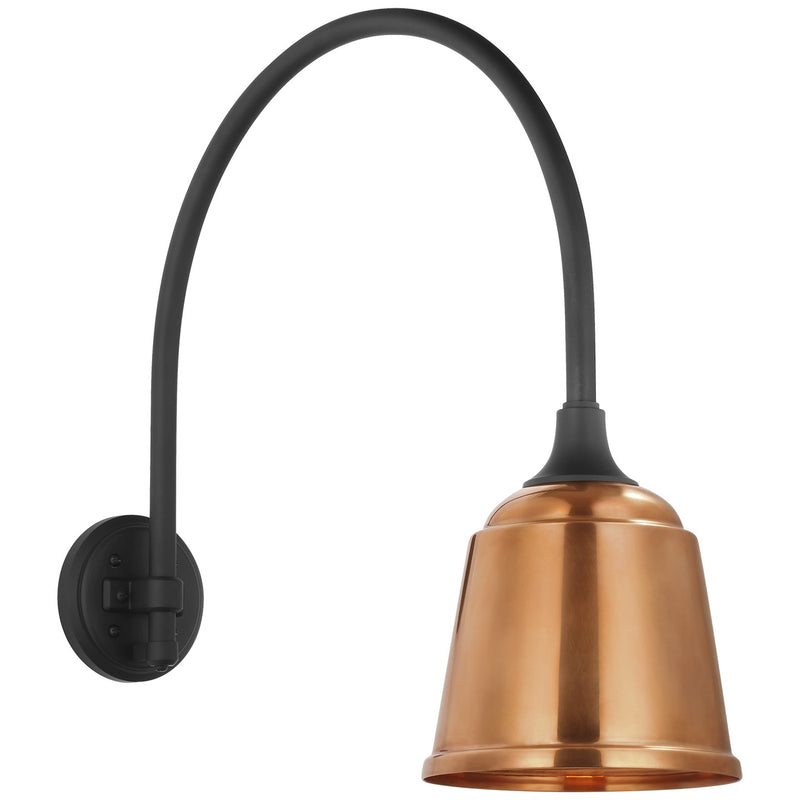 Visual Comfort Signature TOB 2815MBK/S5-SC LED Barn Light, Matte Black
