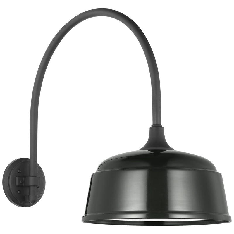 Visual Comfort Signature TOB 2815MBK/S6-G LED Barn Light, Matte Black