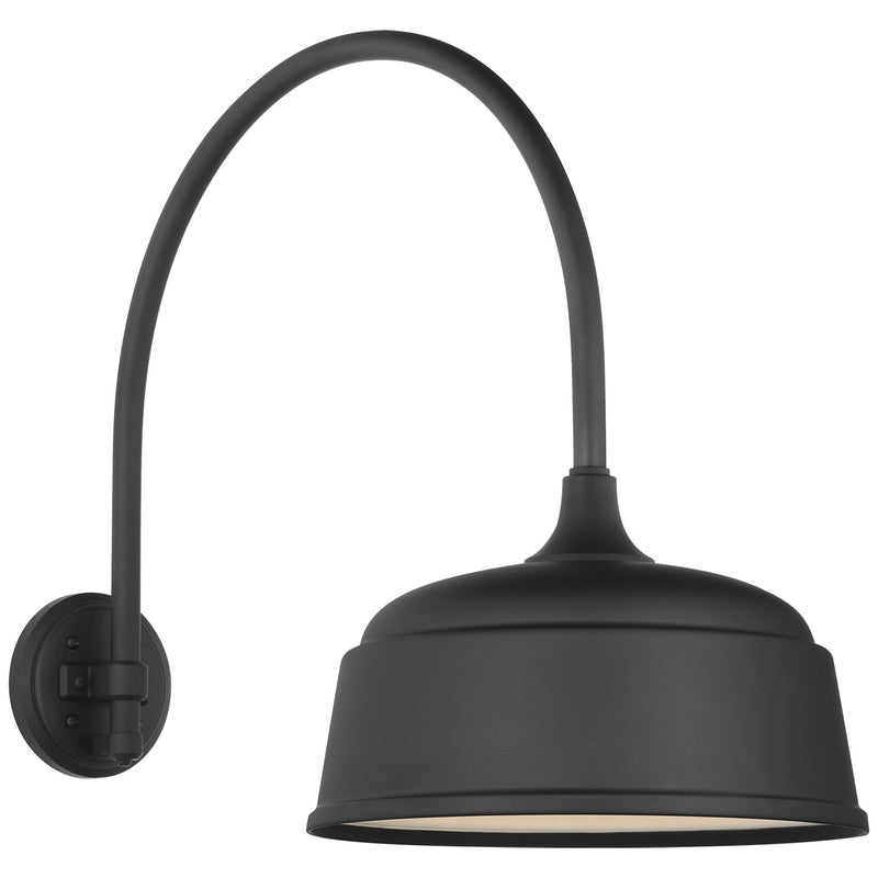Visual Comfort Signature TOB 2815MBK/S6-MBK LED Barn Light, Matte Black