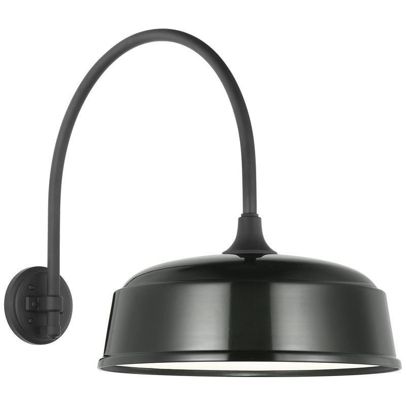 Visual Comfort Signature TOB 2815MBK/S7-G LED Barn Light, Matte Black