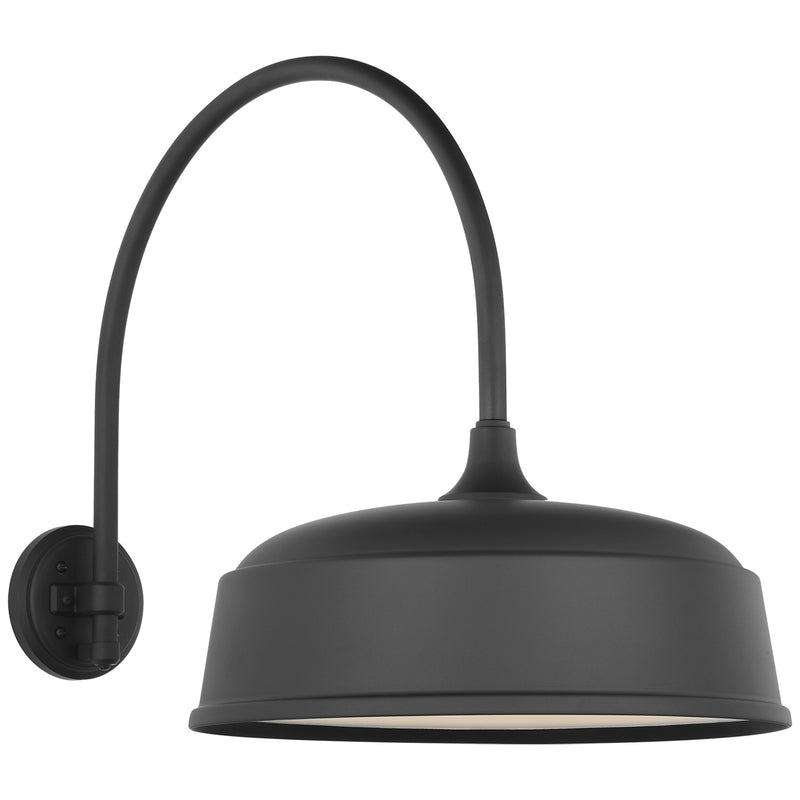 Visual Comfort Signature TOB 2815MBK/S7-MBK LED Barn Light, Matte Black