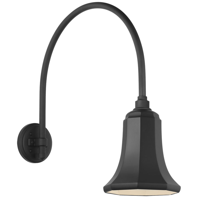 Visual Comfort Signature TOB 2815MBK/S8-MBK LED Barn Light, Matte Black